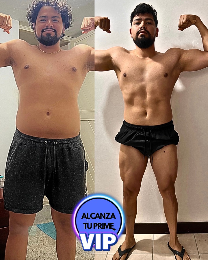 Cambio físico de Salvador: −10 kg y más fuerza